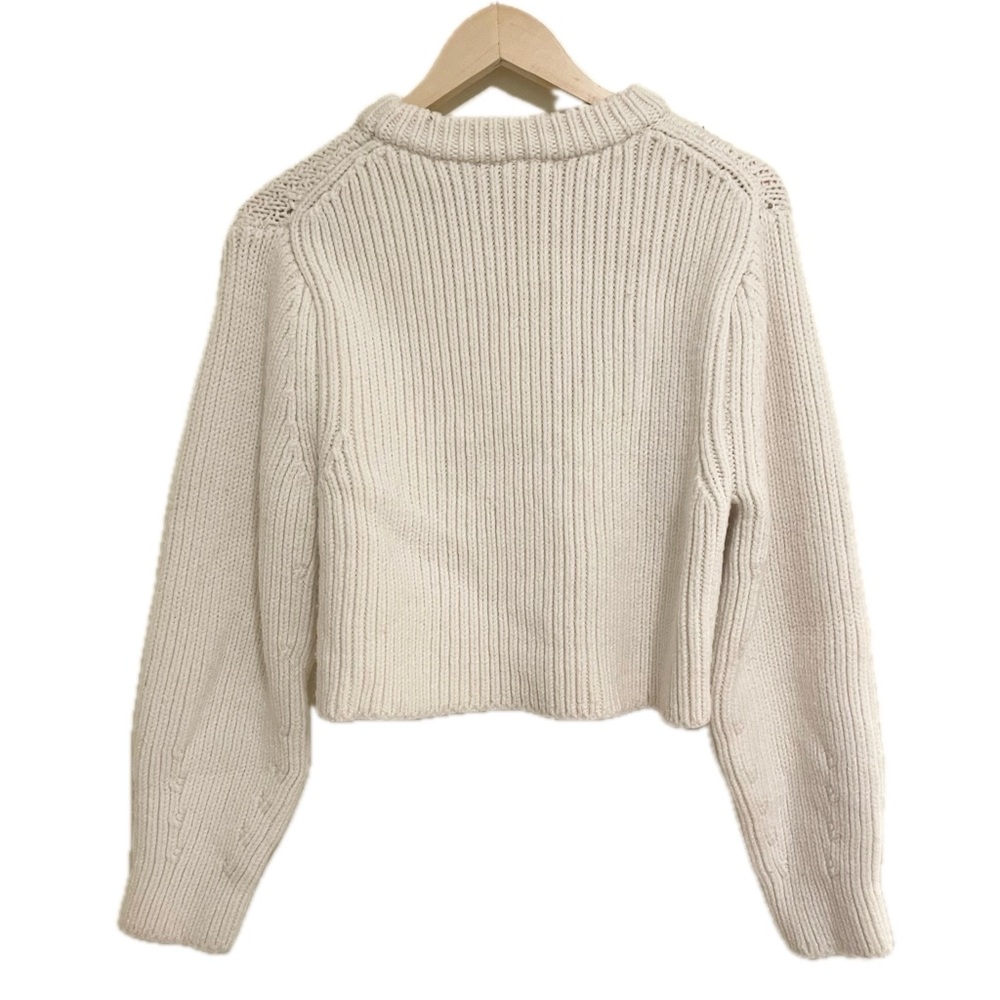 Cecilie Bahnsen 100% Marino Wool Jolene Jumper Chunky Knit Sweater Medium - Picture 8 of 11